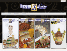 Tablet Screenshot of hassanproducts.com